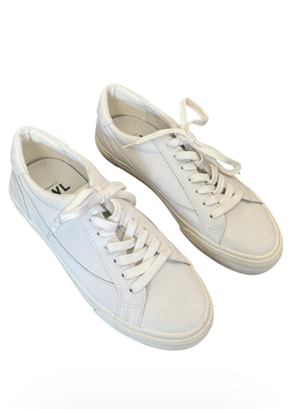 Madewell MWL Sidewalk Low Top Sneakers White Size 7